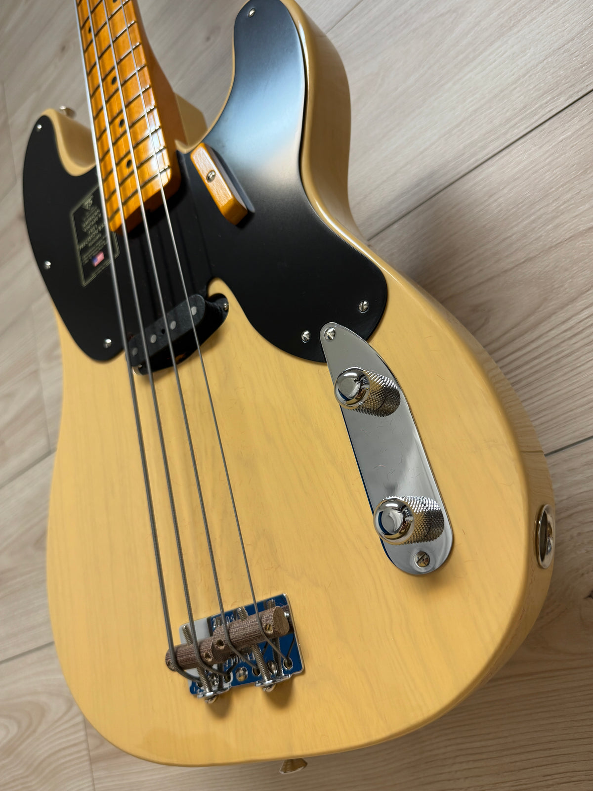 Fender 75th Anniversary American Vintage II 1951 Precision Bass, Butterscotch Blonde - CBN Music Warehouse