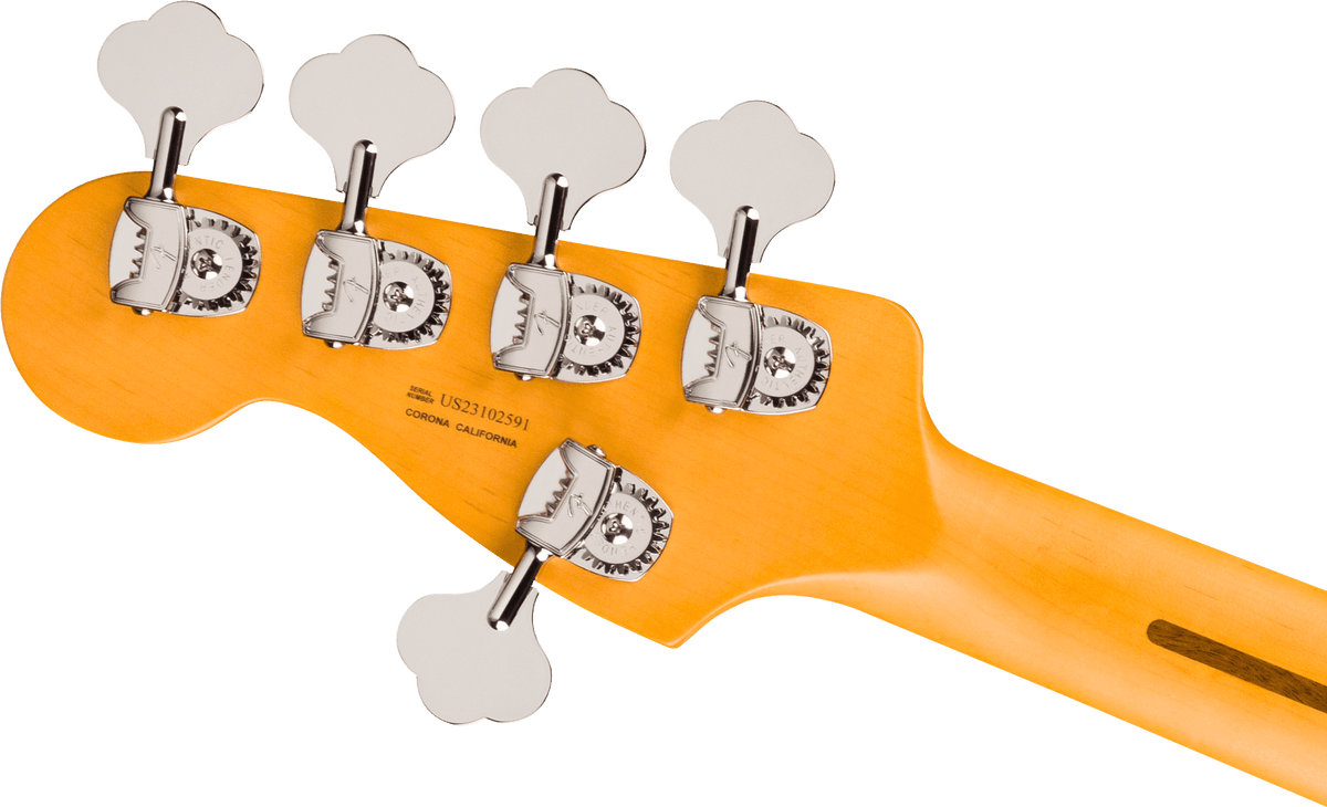 Fender American Ultra II Jazz Bass V, Maple Fingerboard, Avalanche - CBN Music Warehouse