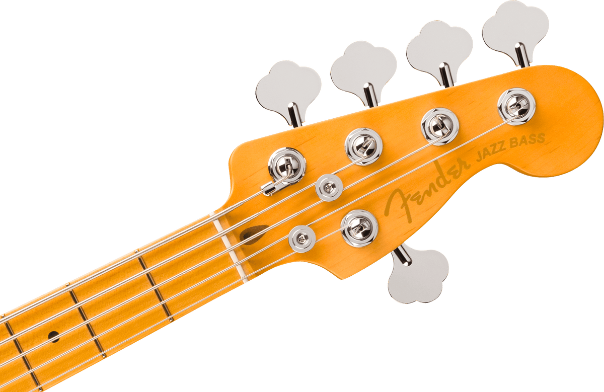 Fender American Ultra II Jazz Bass V, Maple Fingerboard, Avalanche - CBN Music Warehouse