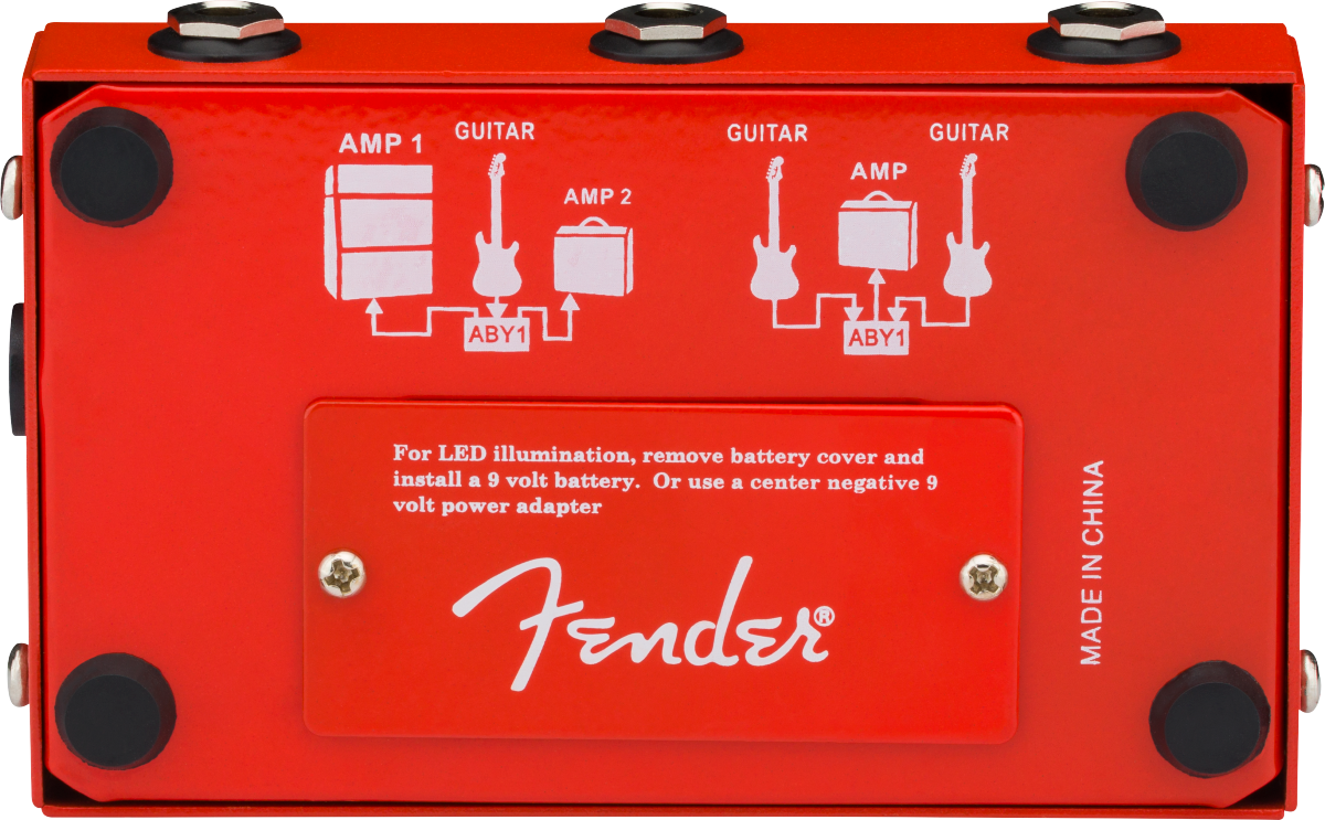 Fender ABY Footswitch for Guitar and Amplifier