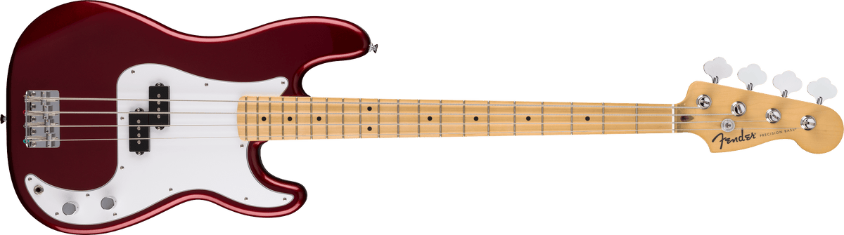 Fender Standard Precision Bass Maple Fingerboard, Candy Cola
