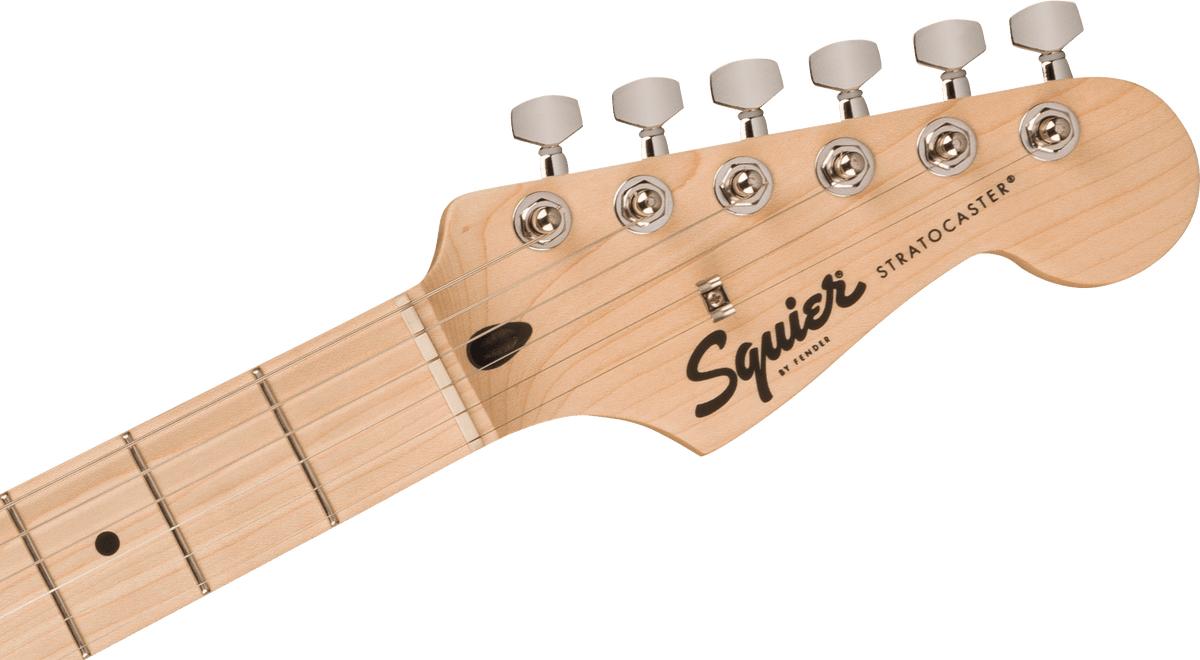 Squier Sonic Stratocaster Electric Guitar Pack, 2-Color Sunburst with Gig Bag, strap and Amp 10G - CBN Music Warehouse