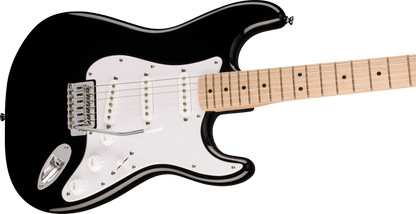 Squier Sonic Stratocaster Electric Guitar - Black with Maple Fingerboard