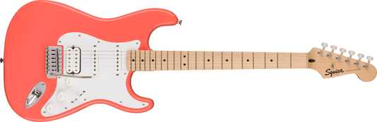 Squier Sonic Stratocaster HSS Electric Guitar - Tahitian Coral - CBN Music Warehouse