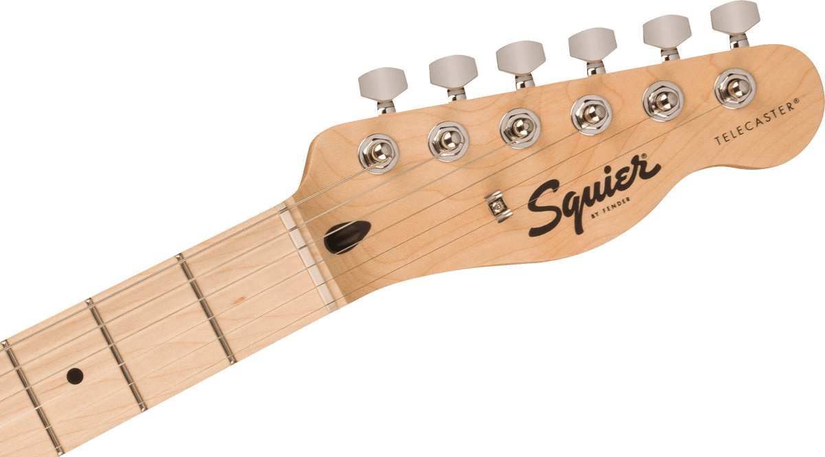 Squier Sonic Telecaster Guitar, Maple Fingerboard, Black Pickguard, Butterscotch Blonde - CBN Music Warehouse