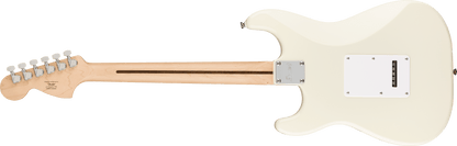 Squier Affinity Stratocaster Electric Guitar, Maple Fingerboard, Olympic White - CBN Music Warehouse