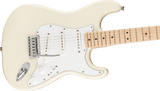 Squier Affinity Stratocaster Electric Guitar, Maple Fingerboard, Olympic White - CBN Music Warehouse