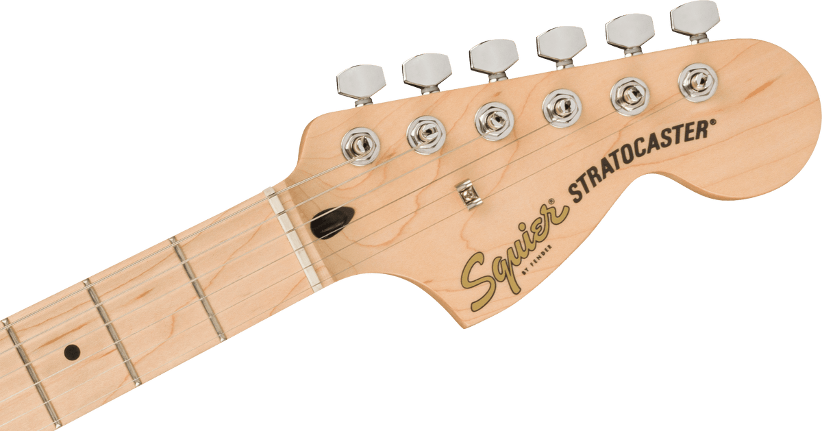 Squier Affinity Stratocaster Electric Guitar, Maple Fingerboard, Olympic White - CBN Music Warehouse