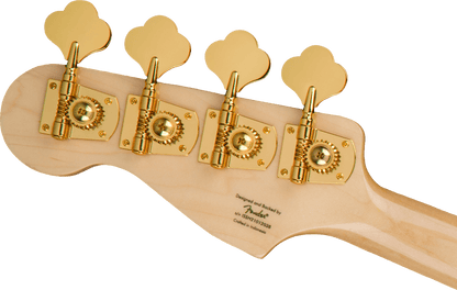 Squier 40th Anniversary Precision Bass Gold Edition, Gold Anodized Pickguard, Black