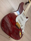 Fender Richie Kotzen Signature Stratocaster Electric Guitar, Transparent Red Burst