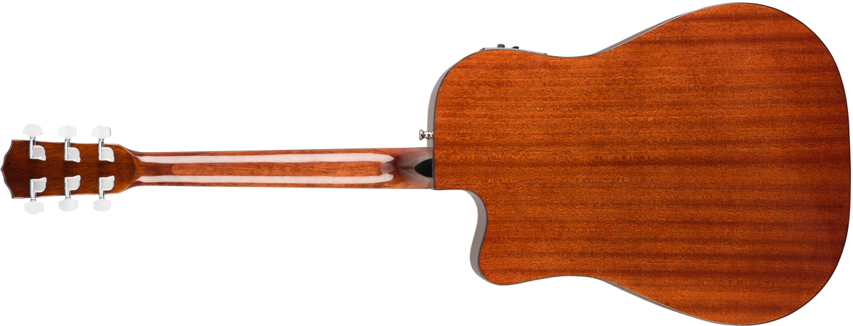 Fender CD-140SCE Dreadnought Acoustic Electric Guitar, All-Mahogany with Case