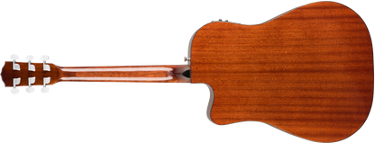 Fender CD-140SCE Dreadnought Acoustic Electric Guitar, All-Mahogany with Case