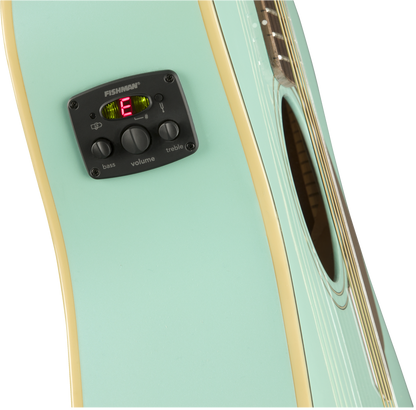 Fender Malibu Player Acoustic-electric Guitar - Aqua Splash - #0241