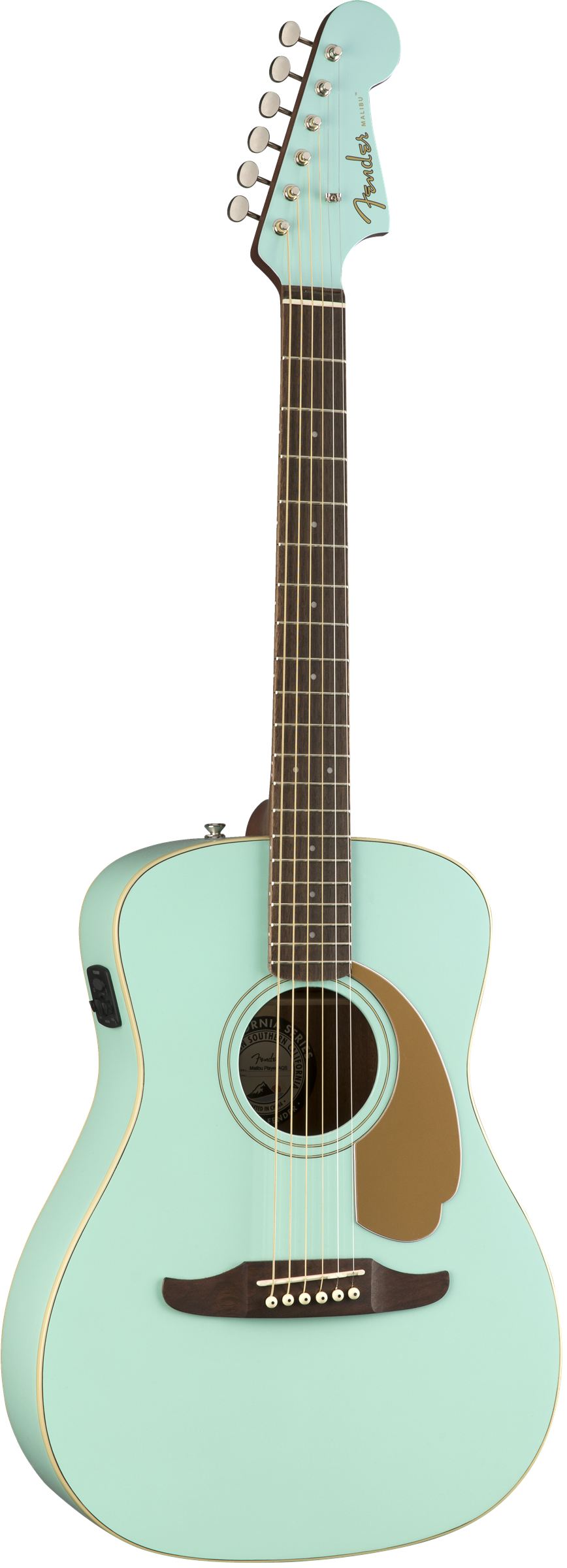 Fender Malibu Player Acoustic-electric Guitar - Aqua Splash - #0241