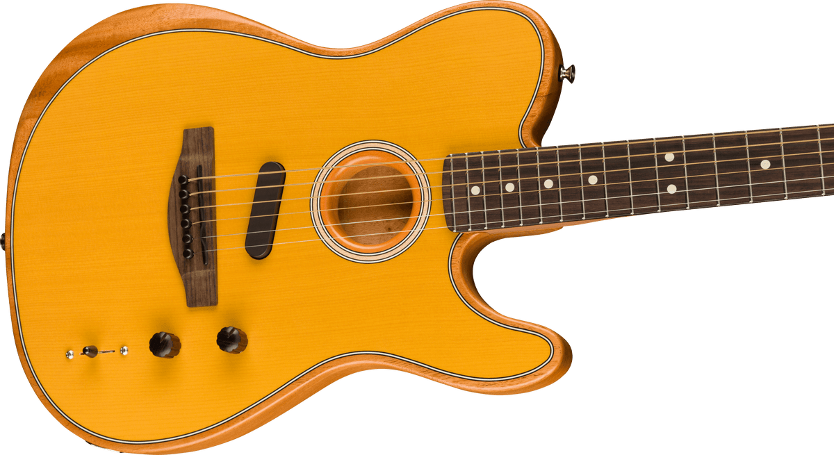 Fender Acoustasonic Player Telecaster Acoustic Electric, Butterscotch Blonde
