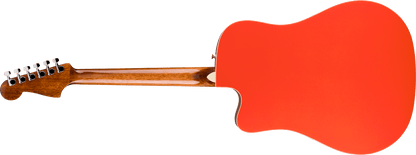 Fender California Standard Redondo CE Acoustic- Electric Guitar, Fiesta Red