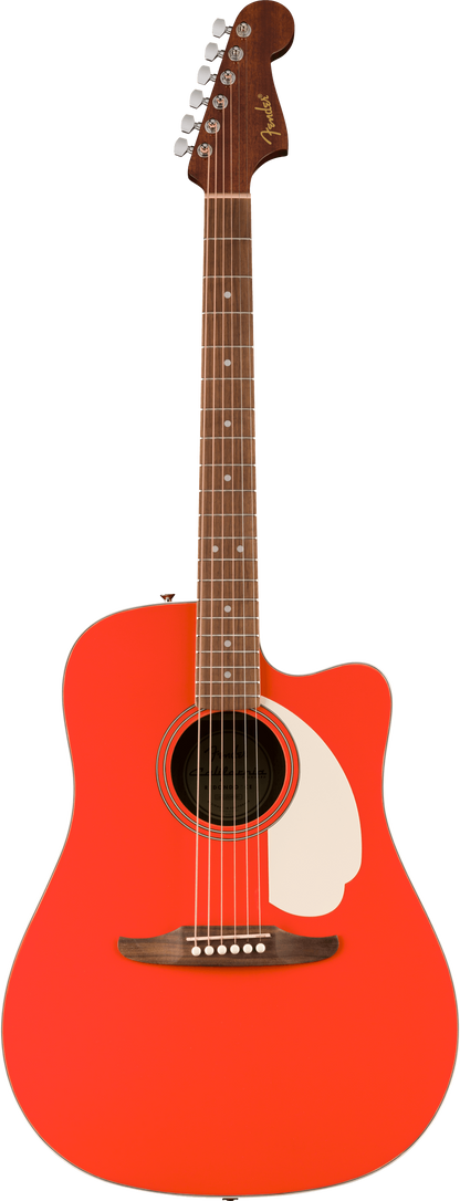 Fender California Standard Redondo CE Acoustic- Electric Guitar, Fiesta Red