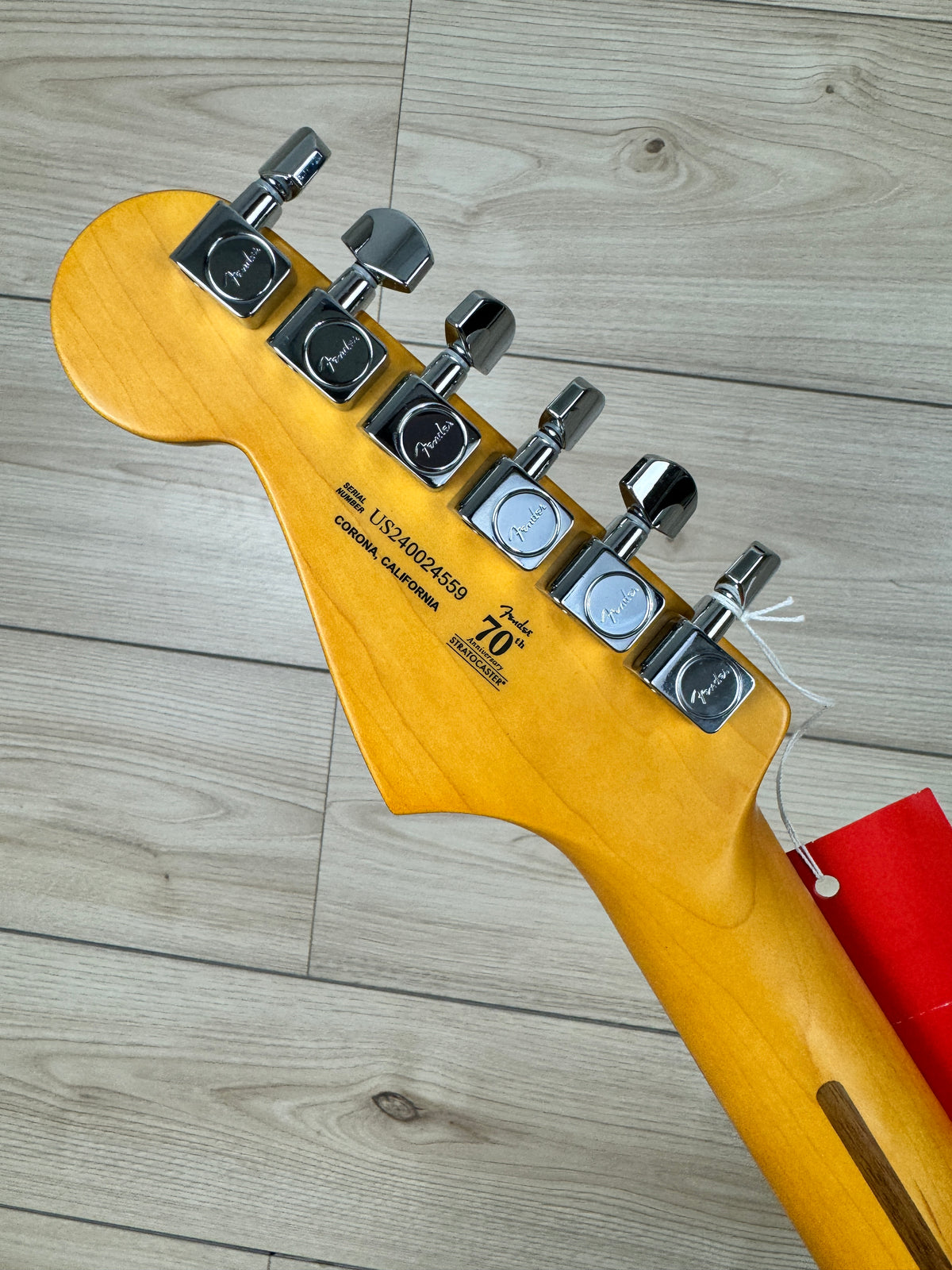 Fender Limited Edition American Professional II Stratocaster Thinline, Transparent Shell Pink - CBN Music Warehouse