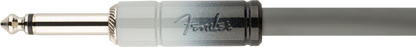 Fender Ombré Series Straight to Straight Instrument Cable - 10 foot, Silver Smoke