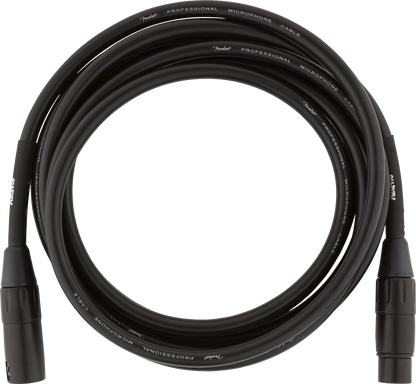 Fender Professional Series Microphone Cable 10 foot , Black - CBN Music Warehouse