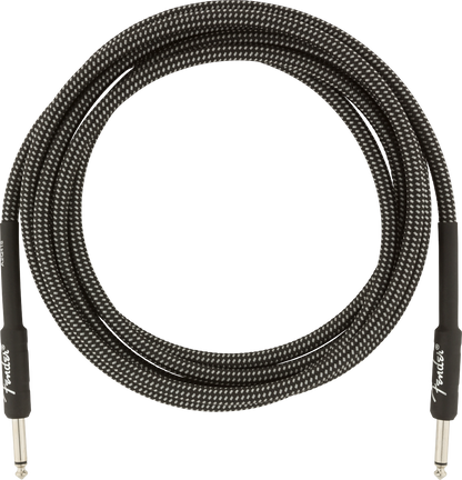 Fender Professional Series Instrument Cable, 10' (3M), Gray Tweed