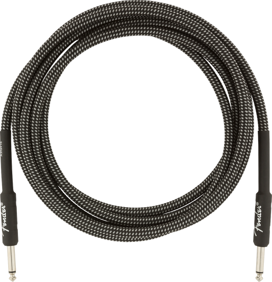 Fender Professional Series Instrument Cable, 10' (3M), Gray Tweed