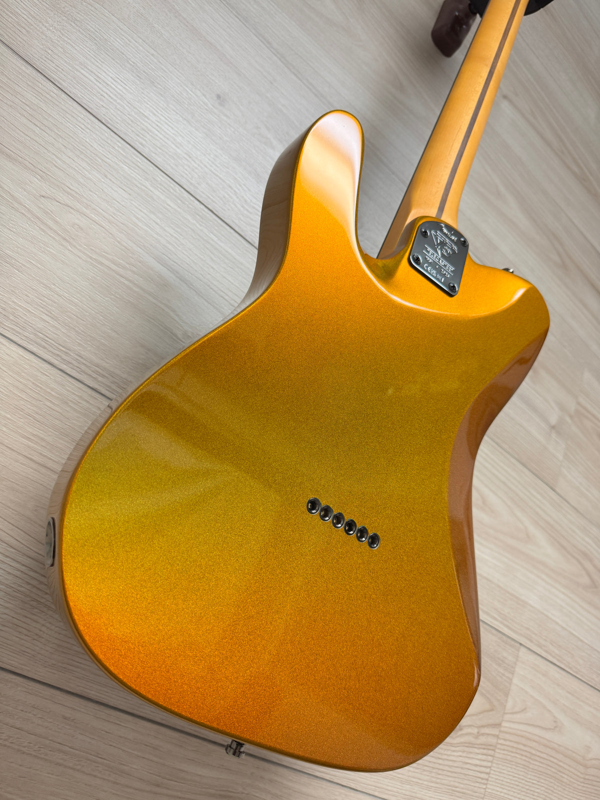 Fender 75th Anniversary American Ultra II Telecaster Electric Guitar, Liquid Gold - CBN Music Warehouse