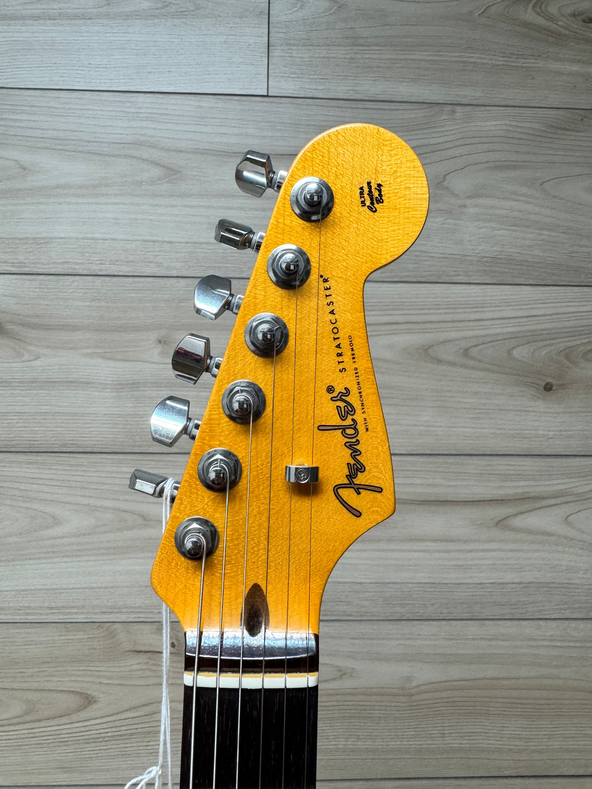 Fender American Ultra Luxe Vintage '60s Stratocaster HSS Electric Guitar, Fiesta Red - #1721