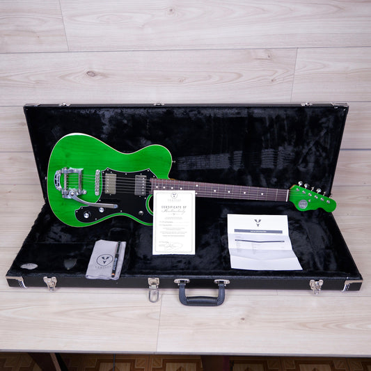 Veritas Custom Portlander Translucent Green - Bearcats Pickups