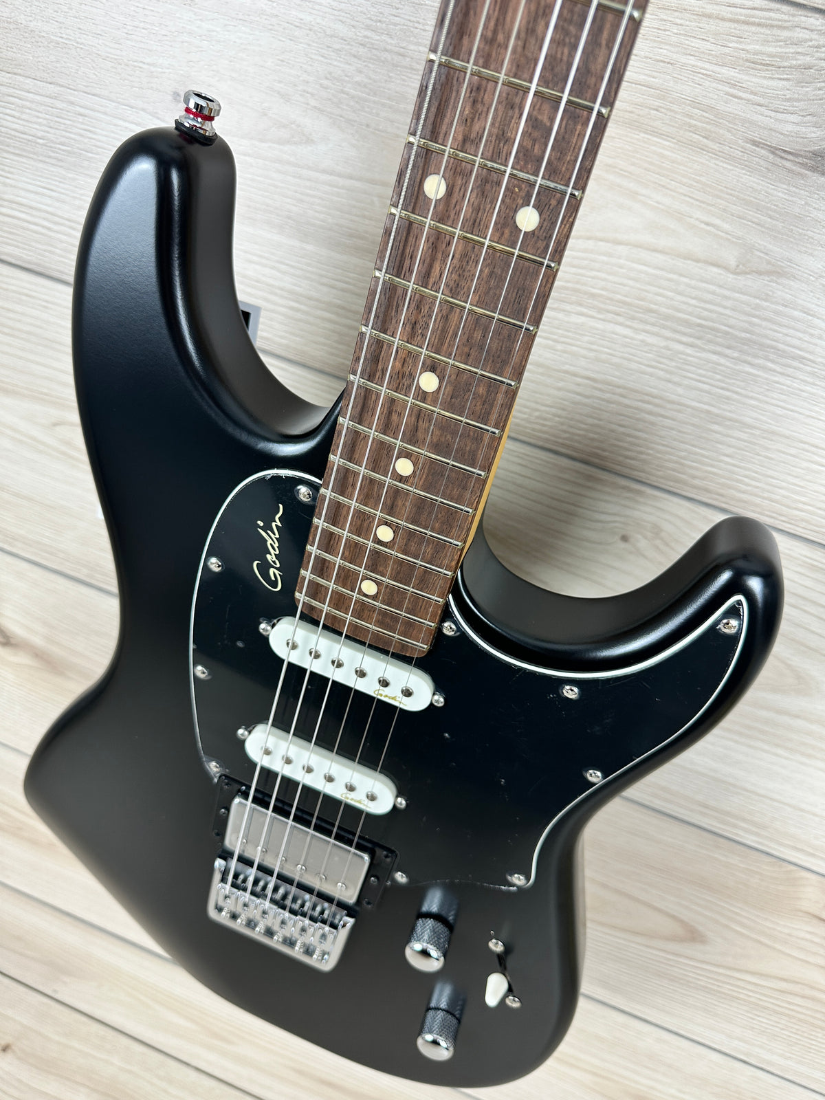 Godin Session HT HSS Electric Guitar Matte Black - CBN Music Warehouse