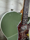Veritas Custom Portlander Olive Drab with Tortoise Pickguard, Matching Headstock, Bigsby, Binding