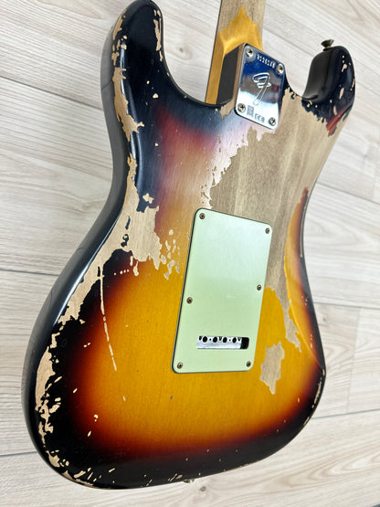 Fender Custom Shop Michael Landau Signature 1968 Stratocaster Bleached 3-Color Sunburst - R126146