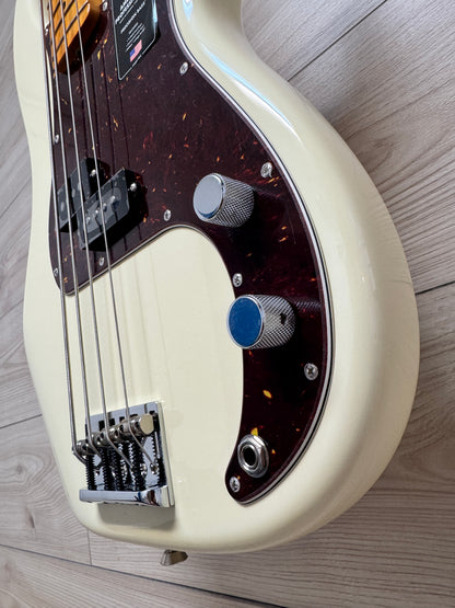 Fender American Professional II Precision Bass Maple Fingerboard, Olympic White