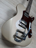 Veritas Custom Portlander Electric Guitar Shoreline Gold with Tortoise, Bigsby, Matching Headstock