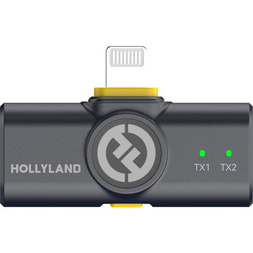 Hollyland LARK M2 DUO 2-Person Wireless Combo Microphone System (2.4 GHz, Black) - CBN Music Warehouse