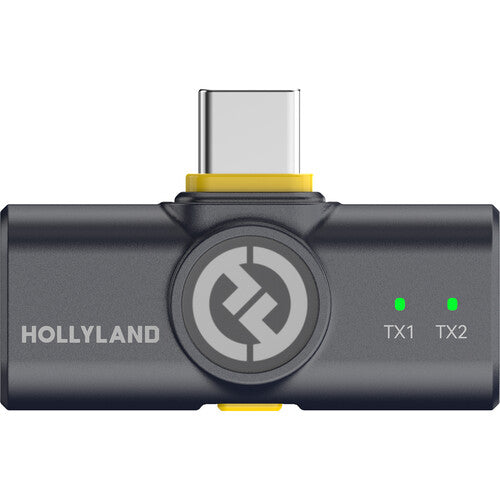 Hollyland LARK M2 DUO 2-Person Wireless Combo Microphone System (2.4 GHz, Black) - CBN Music Warehouse