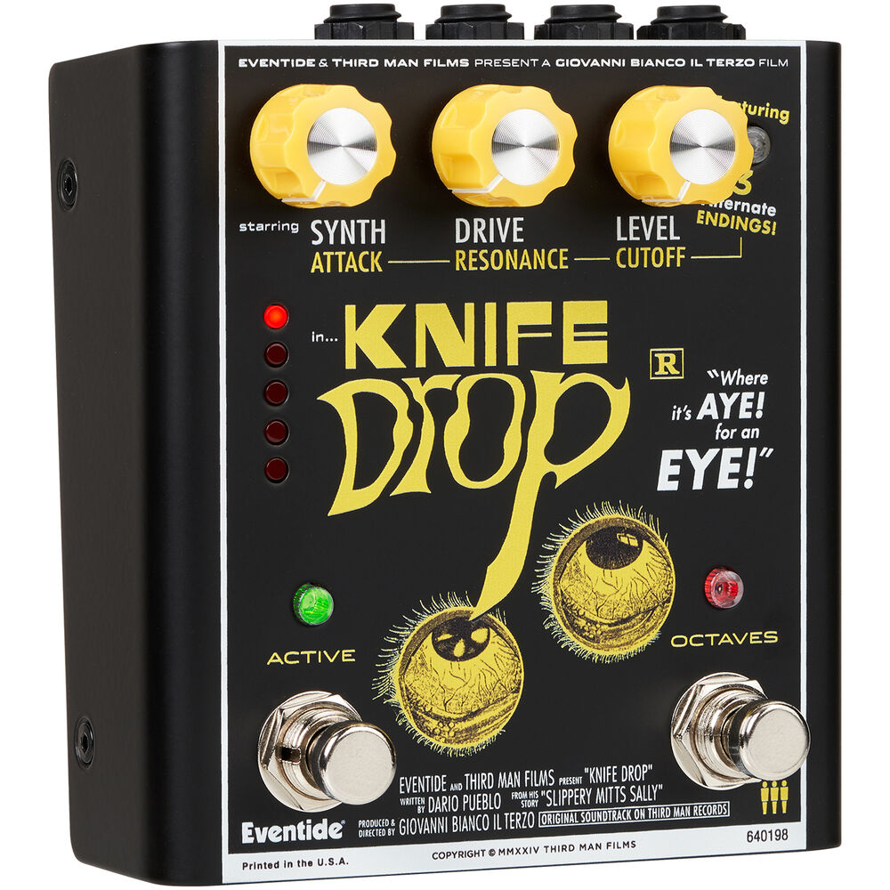 Eventide Knife Drop Fuzz Octave and Monophonic Synth Pedal
