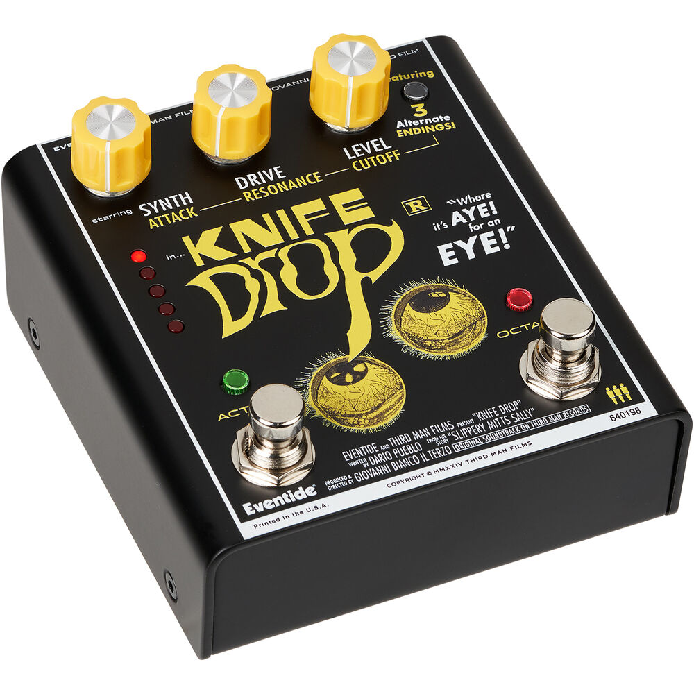 Eventide Knife Drop Fuzz Octave and Monophonic Synth Pedal