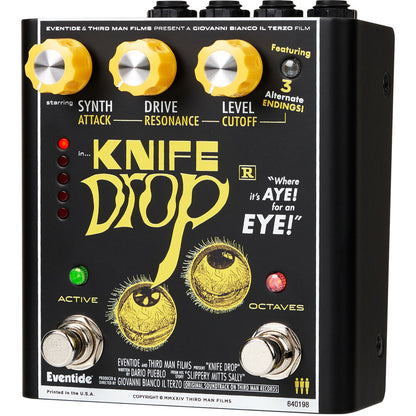 Eventide Knife Drop Fuzz Octave and Monophonic Synth Pedal