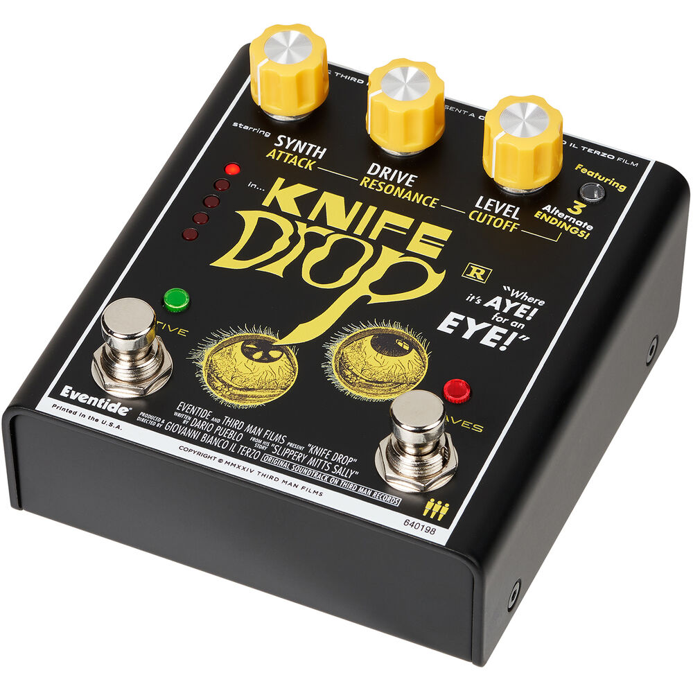 Eventide Knife Drop Fuzz Octave and Monophonic Synth Pedal