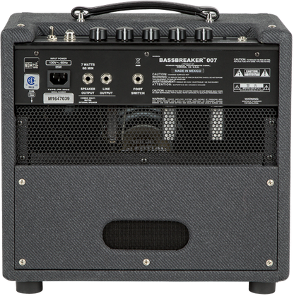 Fender Bassbreaker 007 7W Tube Guitar Combo Amplifier - CBN Music Warehouse