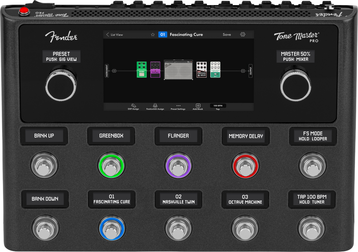 Fender Tone Master Pro Multi-effects Guitar Workstation