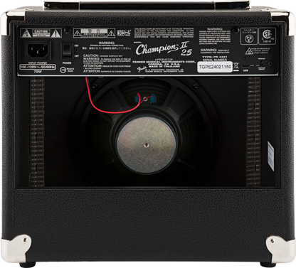 Fender Champion II 25-watt 1 x 8-inch Combo Amplifier - CBN Music Warehouse