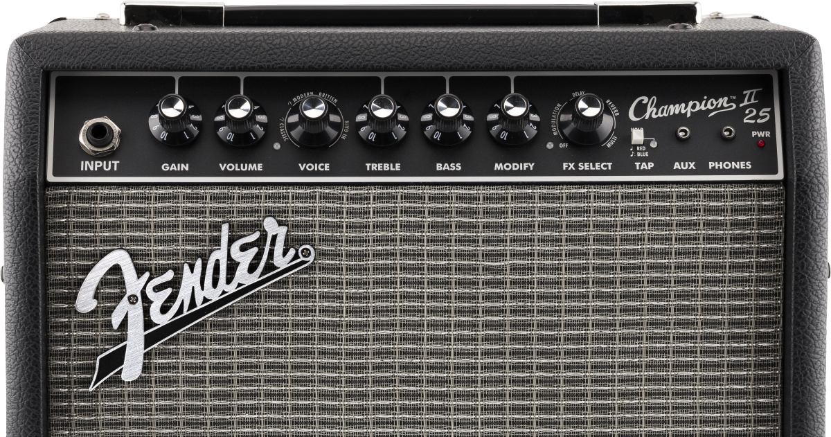 Fender Champion II 25-watt 1 x 8-inch Combo Amplifier - CBN Music Warehouse