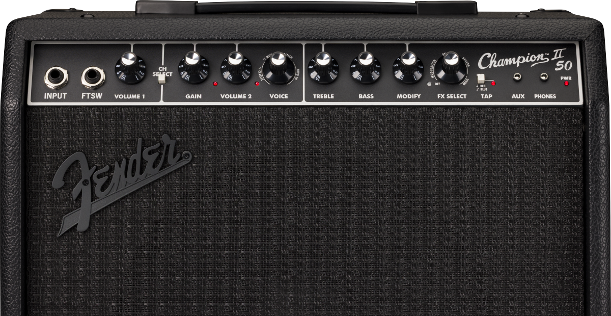 Fender Champion II 50 Blackout Guitar Amplifier