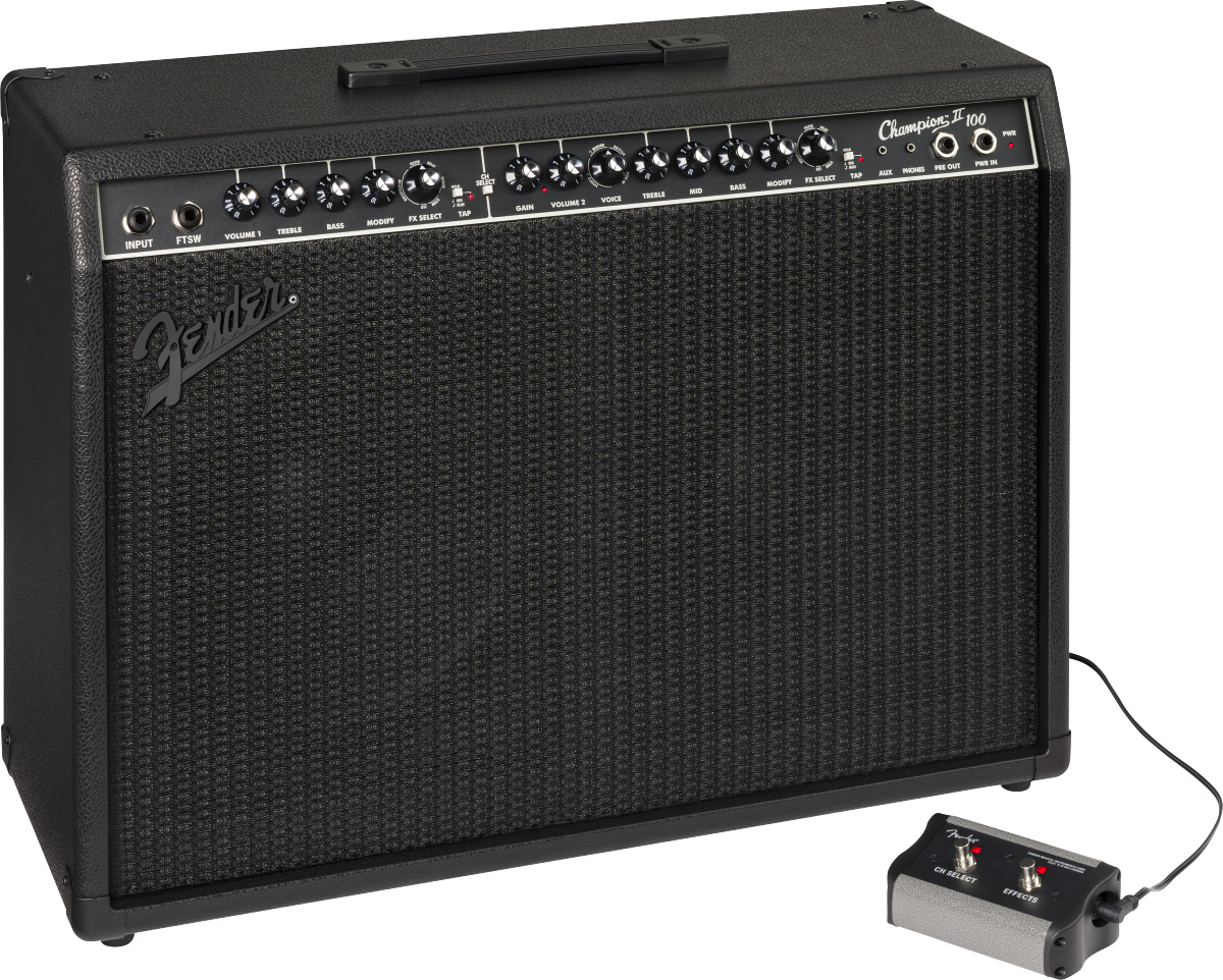 Fender Champion II 100 Blackout Guitar Amplifier