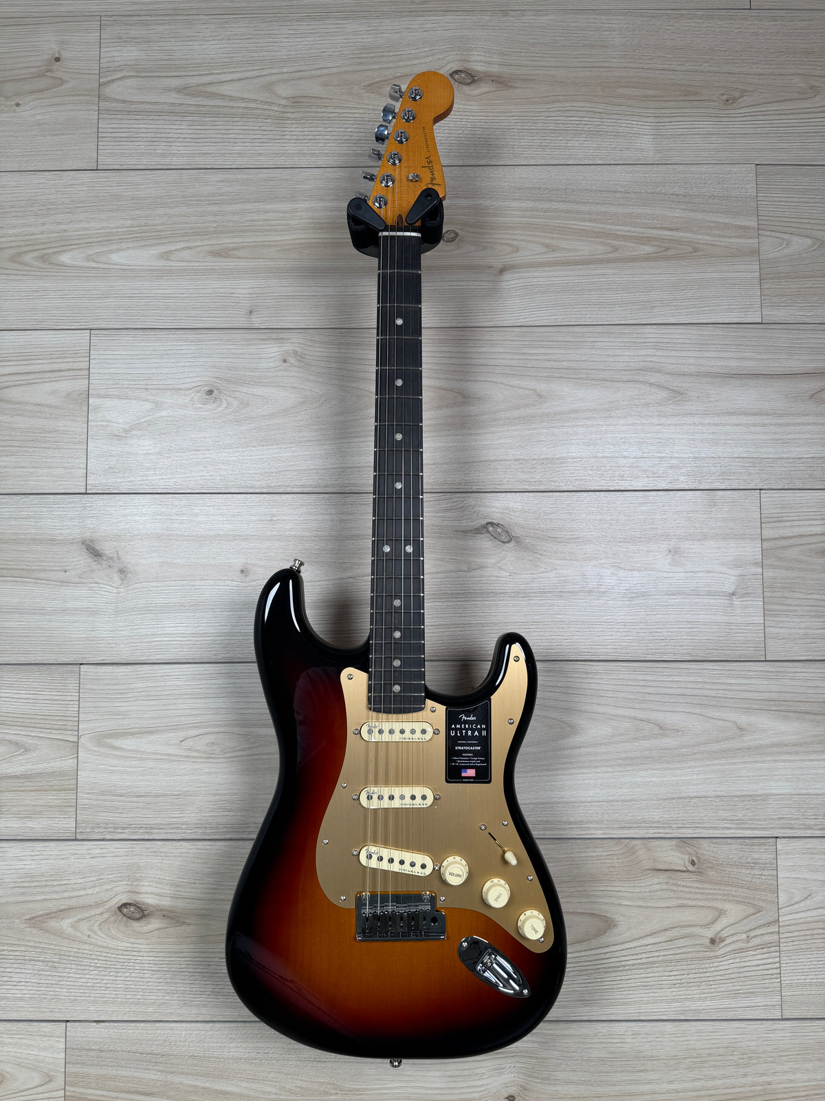 Fender American Ultra II Stratocaster Electric Guitar, Ultraburst - #4380