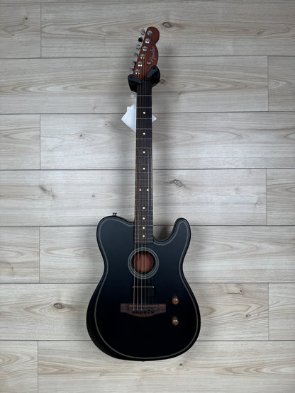 Fender Acoustasonic Standard Telecaster Acoustic Guitar, Black #5541