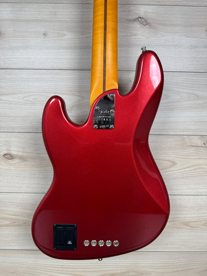Fender American Ultra II Jazz Bass V 5 strings Bass, Sinister Red - #4640