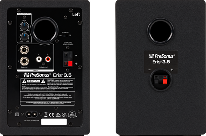 PreSonus Eris E3.5 3.5-inch Powered Studio Monitors 2nd Generation - Pair - CBN Music Warehouse
